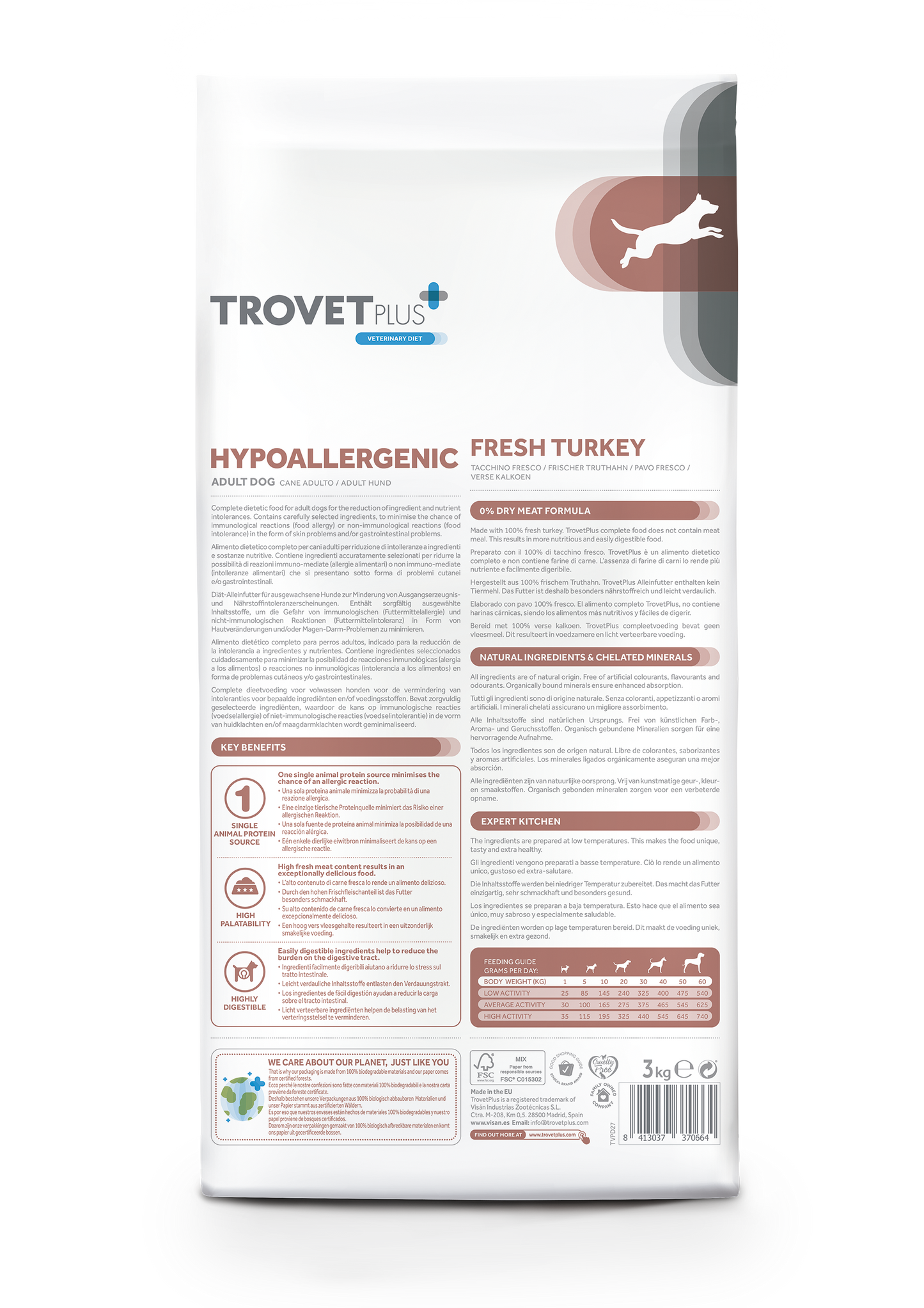 Hypoallergenic - Pavo Fresco - Perro adulto